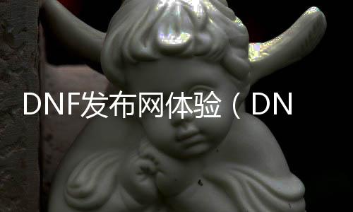 DNF发布网体验（DNF发布网体验服官方下载）