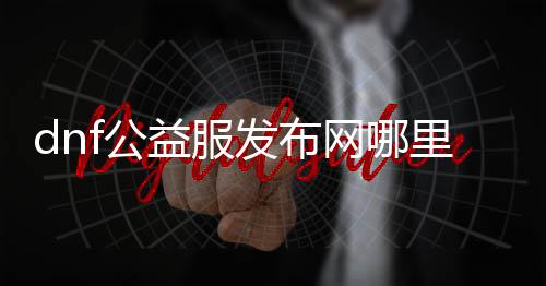 dnf公益服发布网哪里可以玩（推荐几个可靠的dnf公益服发布网平台）